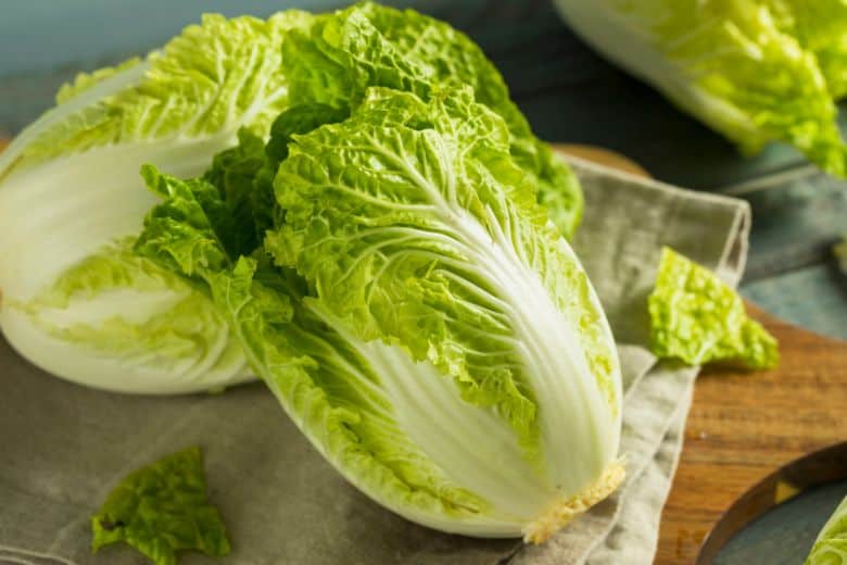 A Type Of Cabbage That Has A Large Round Stem ( napa cabbage)